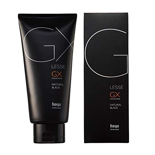 hoyu Rece GX Color Rinse Gray Hair Color, Natural Black 160g