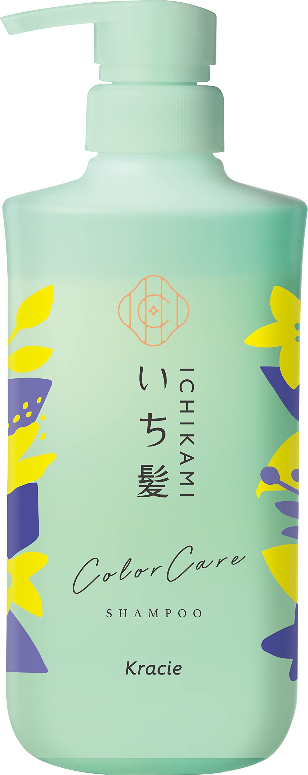Ichikami 【Soin des Couleurs】 Traitement de Base en Shampooing Pompe 480ml | Shampooing sans silicone à base d&