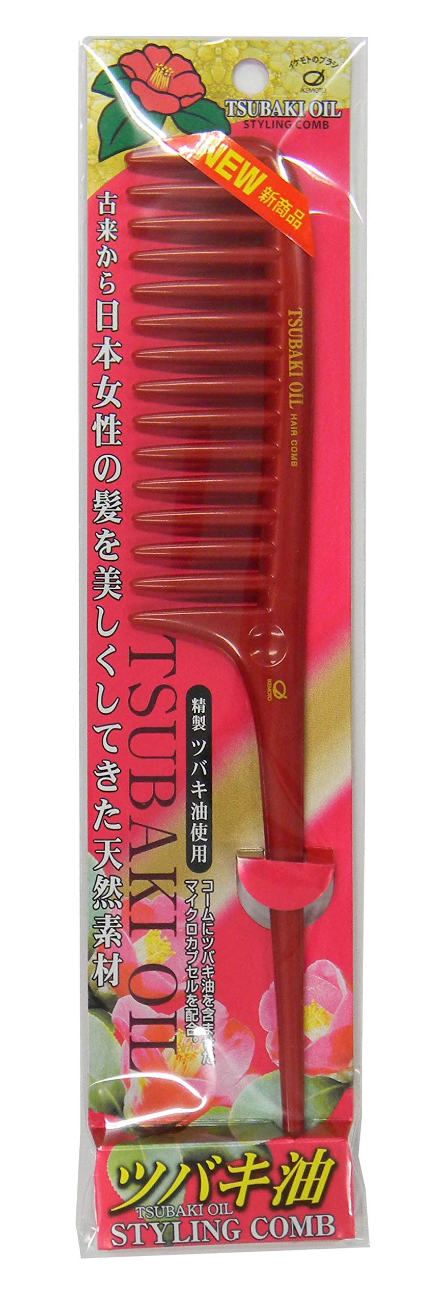 Ikemotoburashikougyou Ikemoto Camellia Oil Styling Comb S (1 Comb)