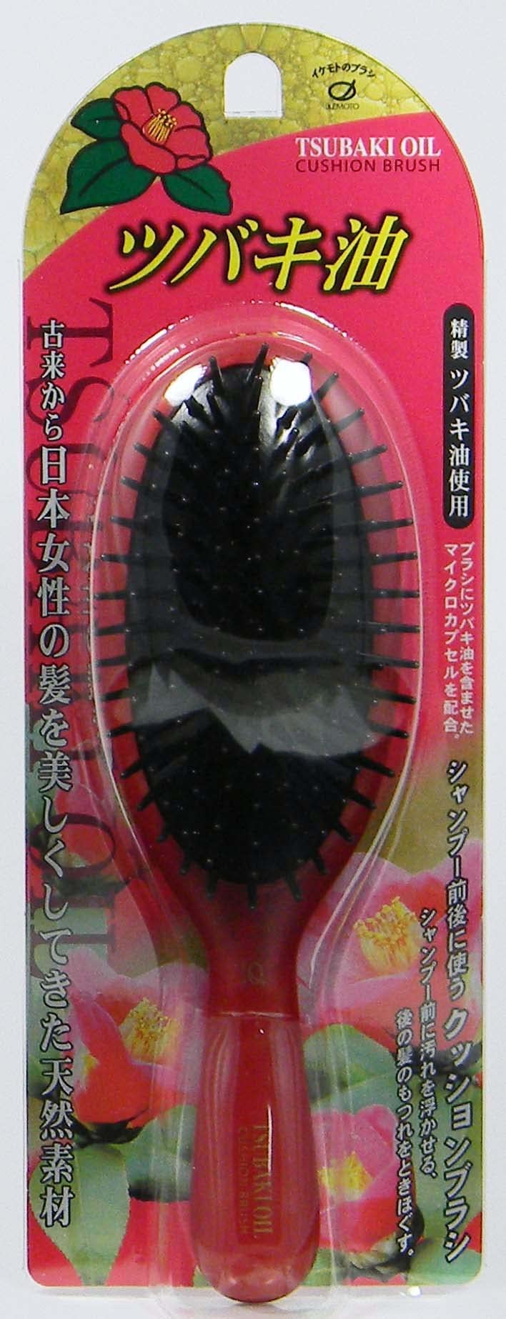 Ikemotoburashikougyou TSU-60 Camellia Oil Microcapsule Cushion Brush, 1 Piece