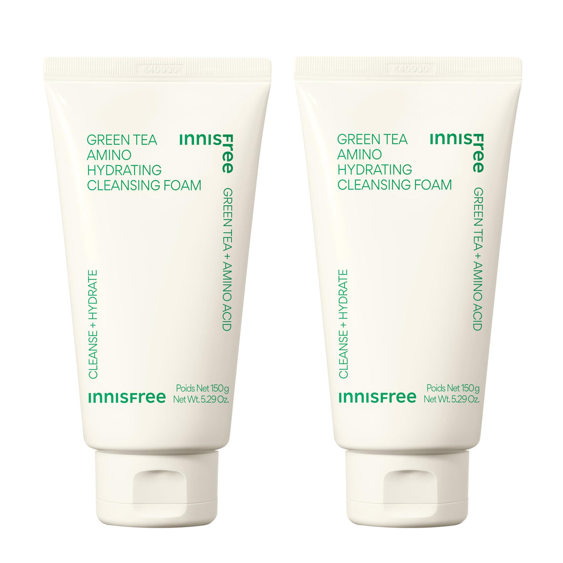 innisfree Green Tea Amino Cleansing Foam 150g Duo Set