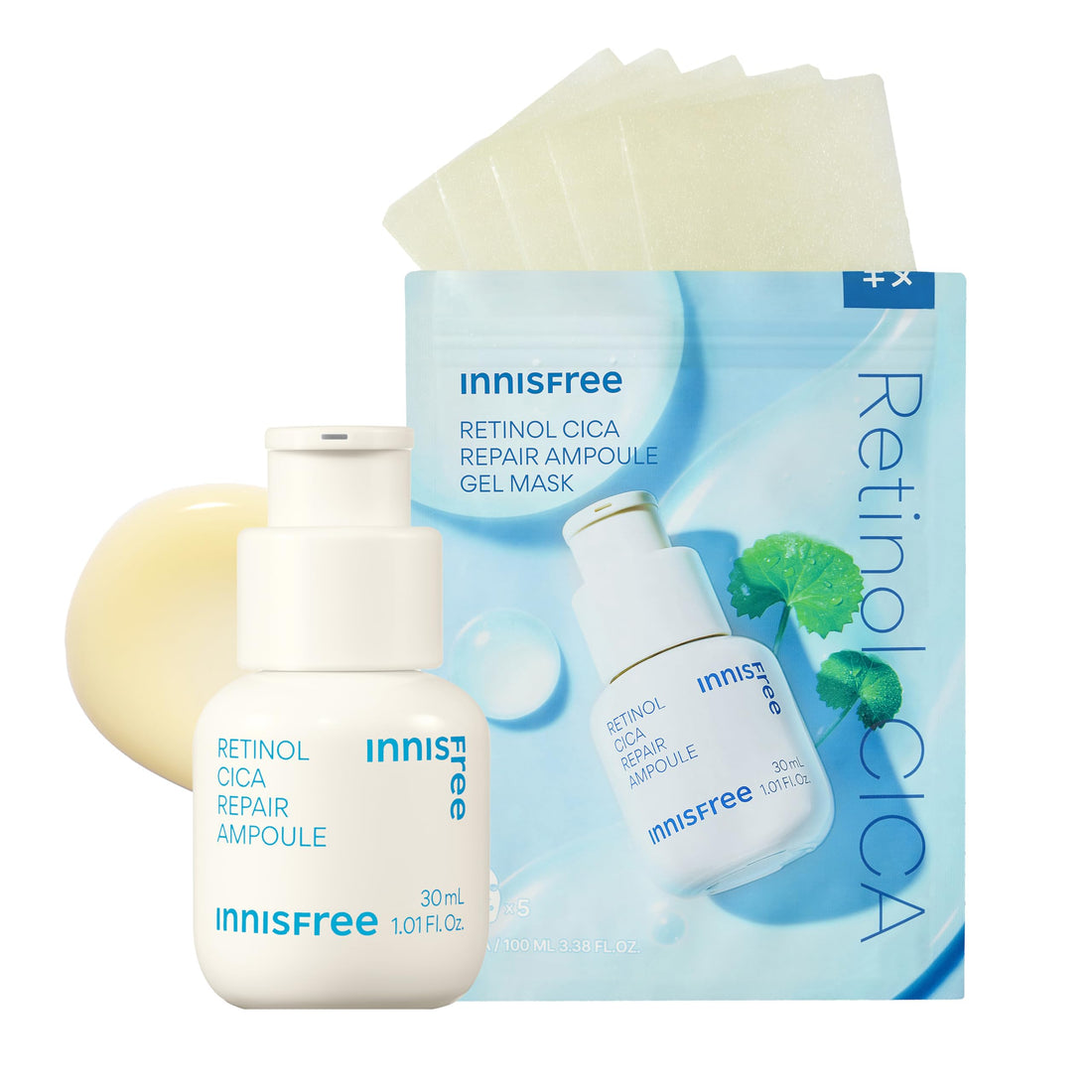 innisfree Retinol Serum and Mask Set for Hydration and Firmness