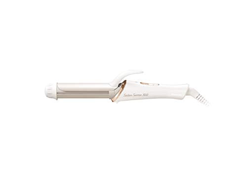 コイズミ(Koizumi) ヘアアイロン カール 25mm サロンセンス 300 シルキーモイスト モバイル 海外対応 ホワイト KHR-1410/W