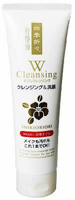 kumanoyushi 熊野油脂 四季折々 白椿油Wクレンジング洗顔フォーム 190G