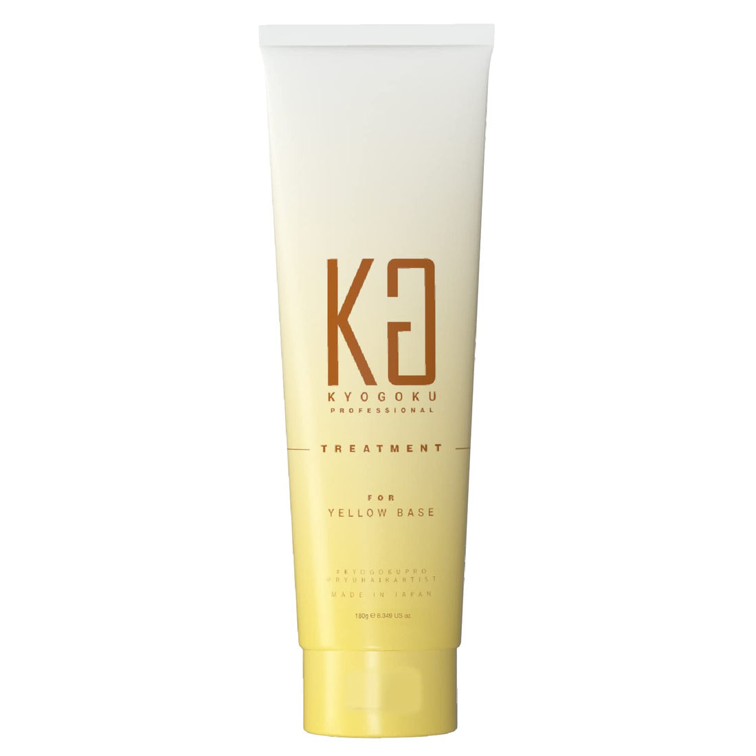 Kyogoku Personal Color Treatment for Warm Skin Yellow Base 180ml Rinse-out Treatment Industry First Popular Ranking Hall of Fame Salon Exclusive Gift Damage Care Salon Exclusive Non-Silicone Color Fade Prevention (Yellow Base Treatment)