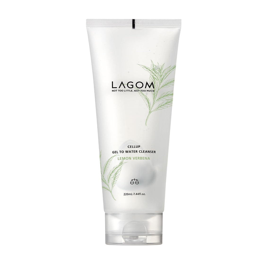 LAGOM Gel-to-Water Cleanser Lemon Verbena Scent Morning Facial Cleanser Cleansing Gel 220mL Made in Japan