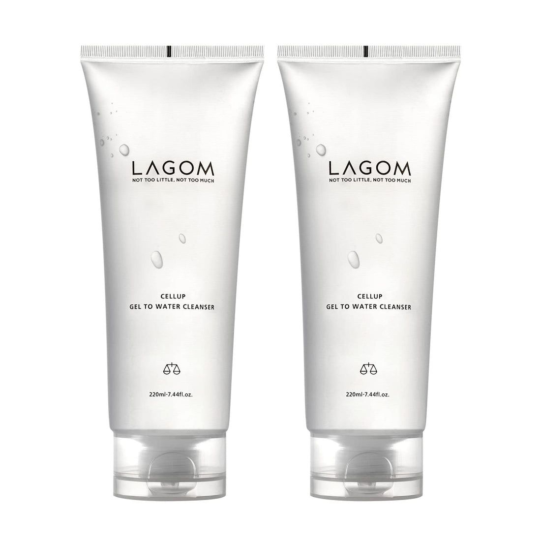 LAGOM Gel-to-Water Cleanser 220mL Gentle Cleansing Gel for Refreshing Wash