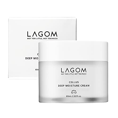 LAGOM Deep Moisture Cream 60ml (High Moisturizing Cream) Japan Authentic Product White 60 Milliliters (x 1)