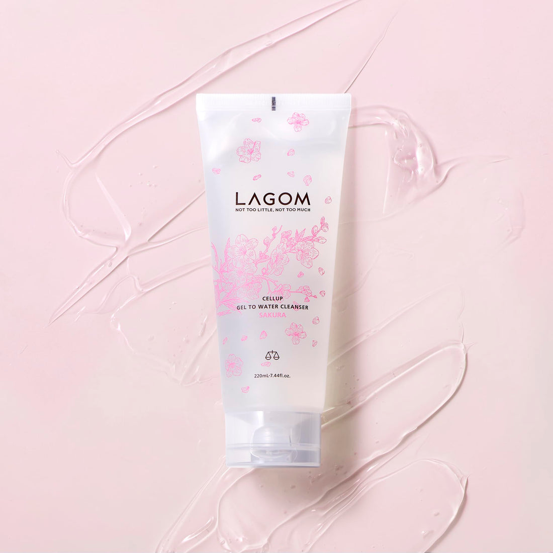 LAGOM Gel-to-Water Cleanser Cherry Blossom Scent 220mL