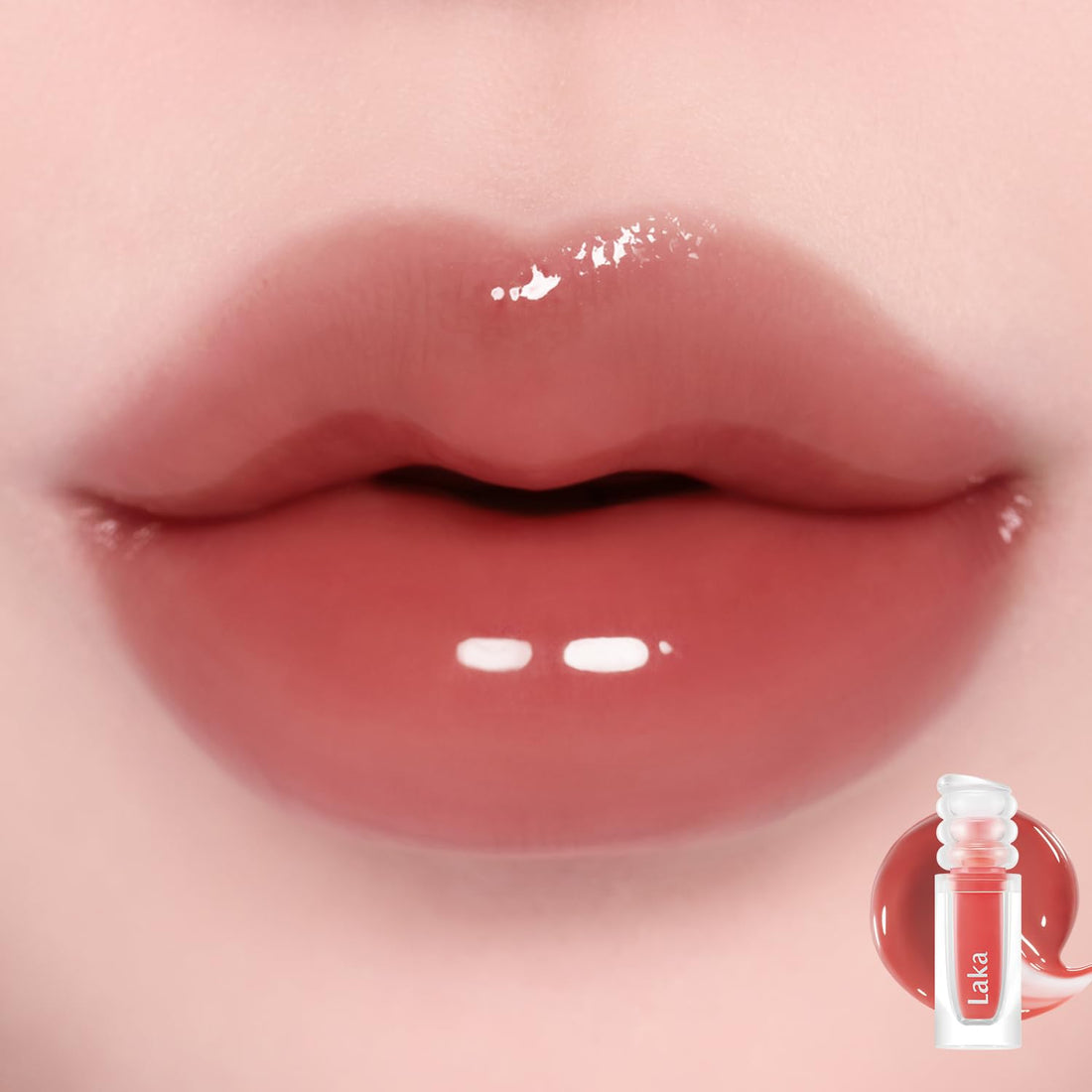 Laka Maxi Gray Tinted Lip Balm for a Glossy Finish 0.15 Fl Oz
