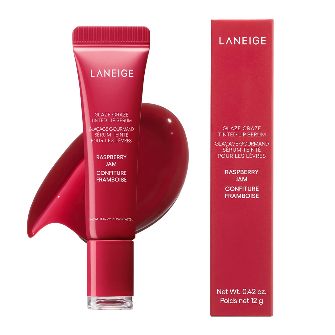 LANEIGE Lip Serum Raspberry Jam 12g Hydrating Lip Care