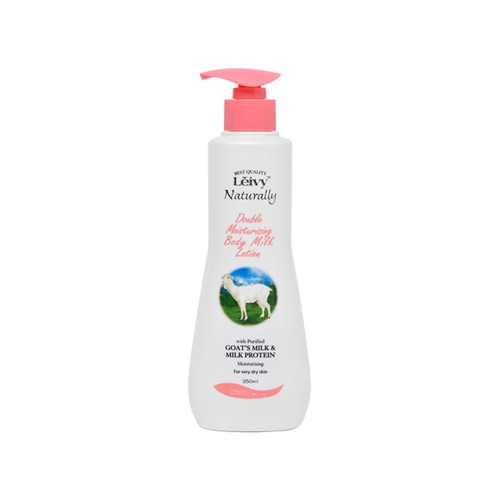 Leivy Body Milky Lotion Goat Milk 350mL for Japanese Skincare