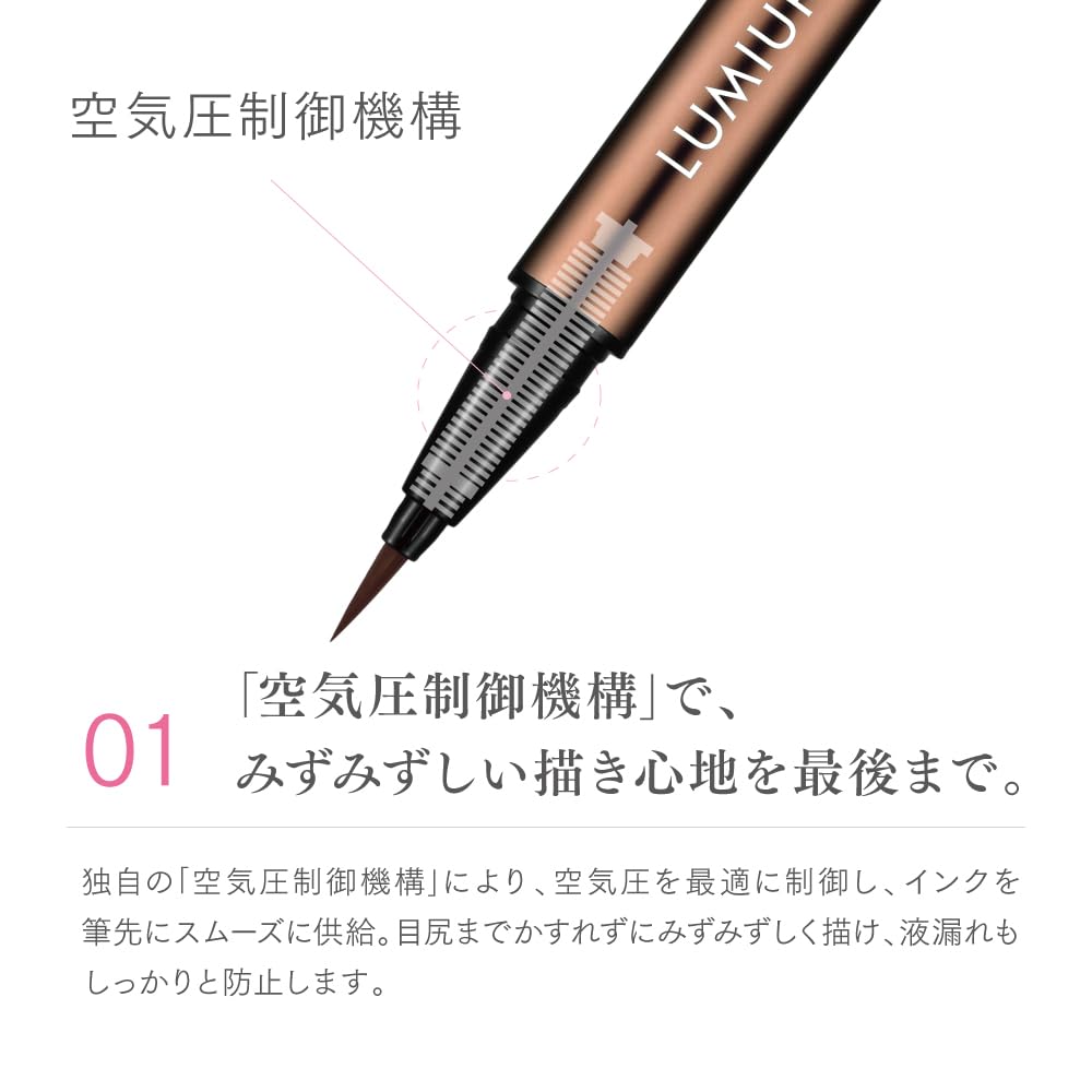 LUMIURGLAS Skillless Liquid Eyeliner Waterproof Perfect Black