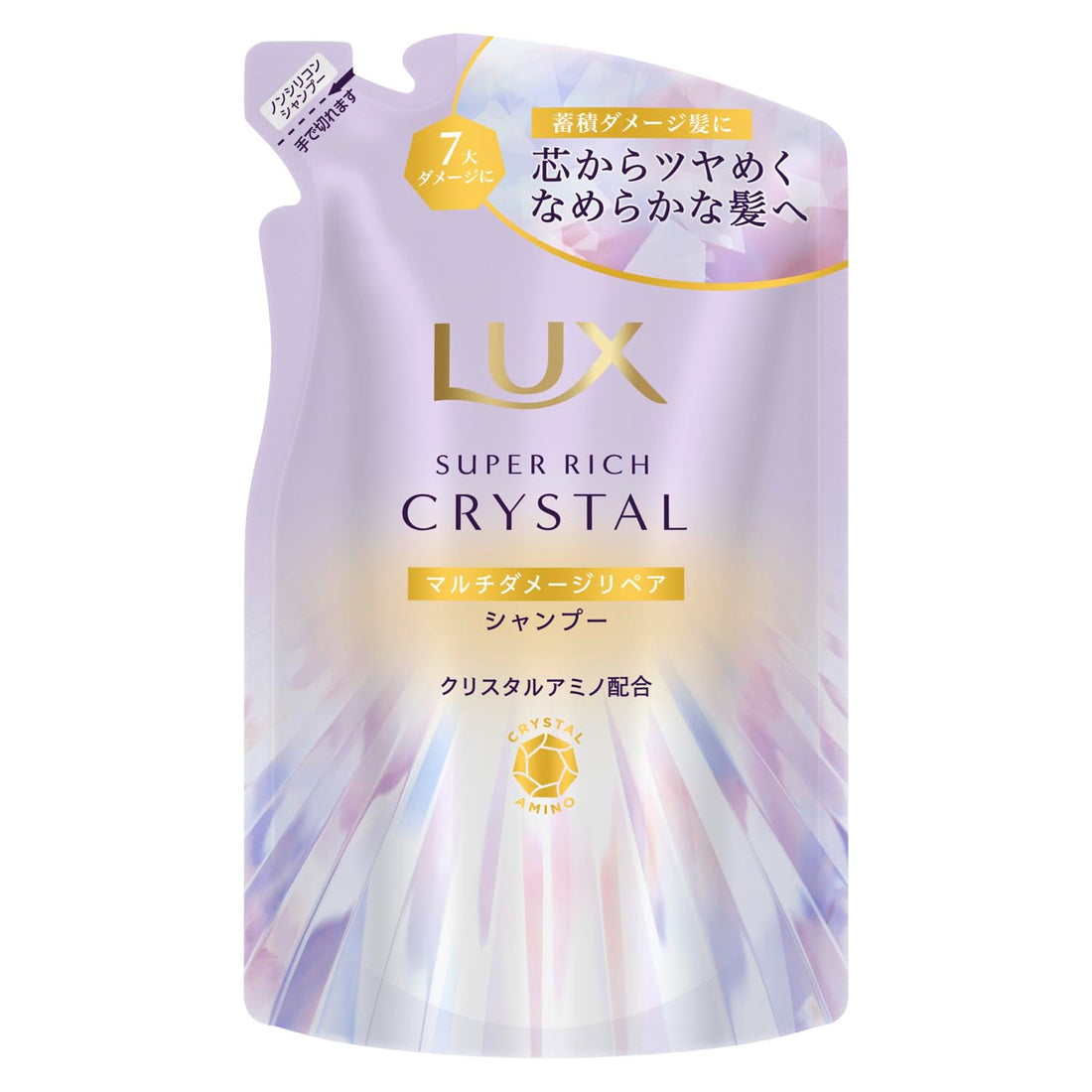 LUX Super Rich Crystal Multi-Damage Repair Shampoo Refill 300g 【Amazon Exclusive Pre-release】
