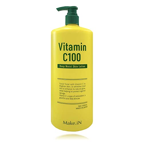 Make.iN Vitamin C 100 Deep Moist Skin Lotion 1000mL 化粧水 ビタミン ローション 保湿 浸透