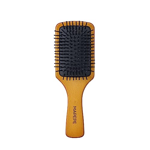 Mapepe Mini Paddle Brush for Effortless Hair Detangling