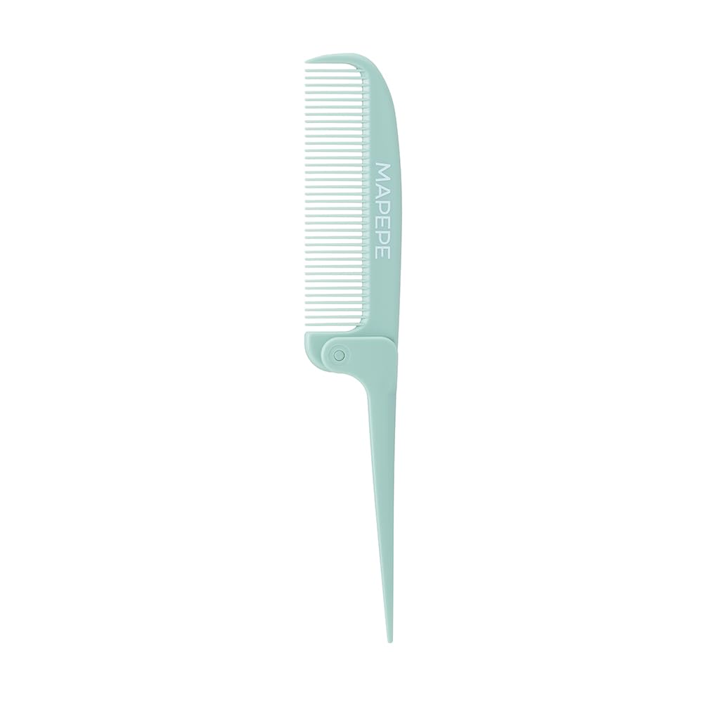 Mapepe Compact Pocket Comb Pistachio Green for On-the-Go Styling