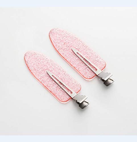 Mapepe Clip pour Cheveux Avant Sans Marqueur Grande Taille Rose Pailleté