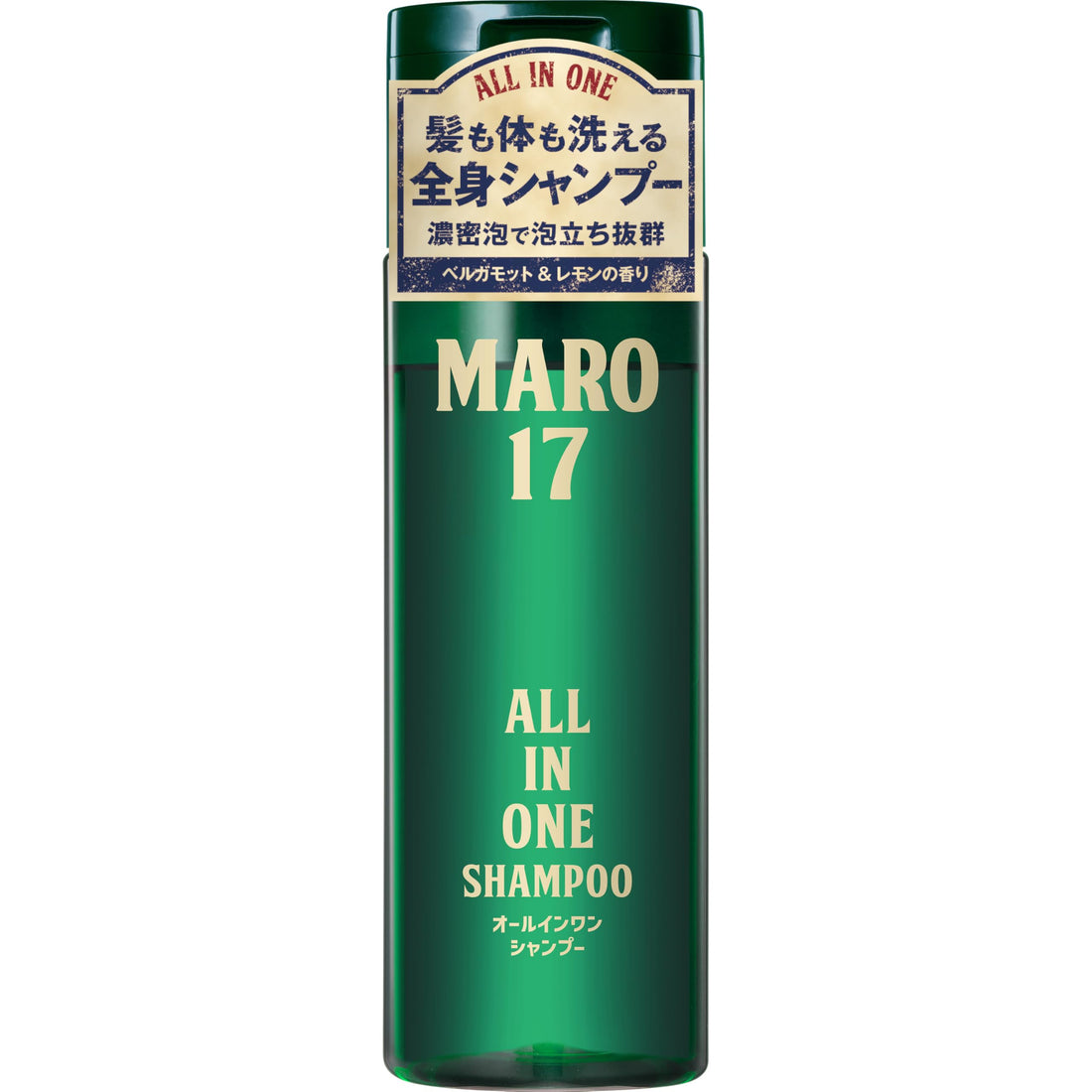 MARO17 All-in-One Shampoo 190ml with Bergamot and Lemon Scent