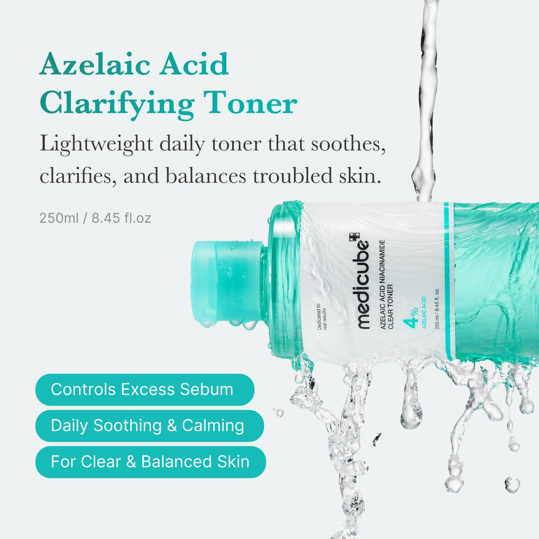 medicube Azelaic Acid Niacinamide Clear Toner for Oily Skin 150ml