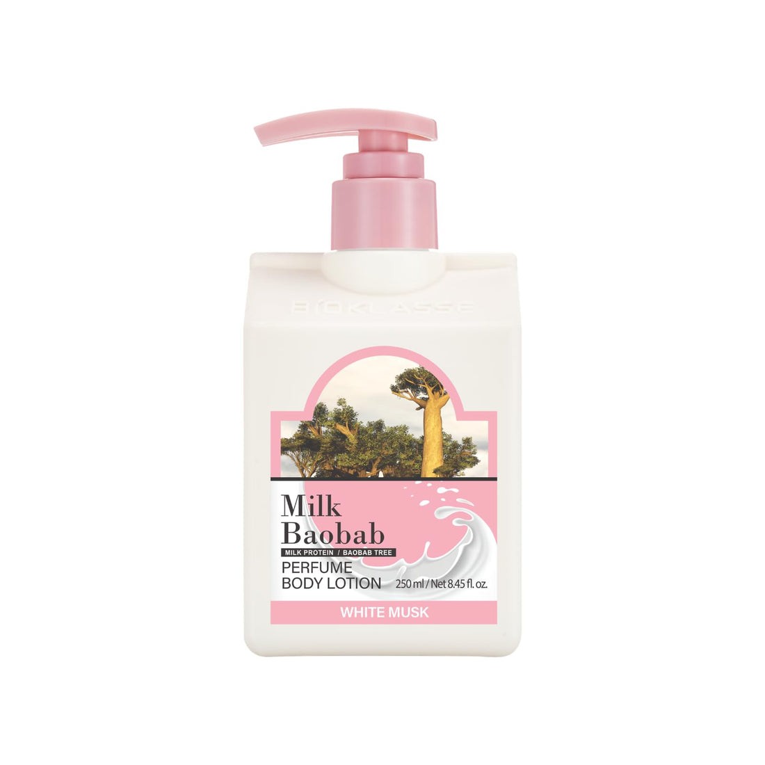 MILK BAOBAB Lotion Corporelle Parfumée au Musc Blanc 250ml