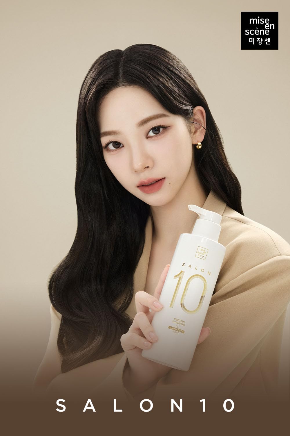 Mise En Scene Salon10 Protein Shampoo 500ml for Damaged Hair