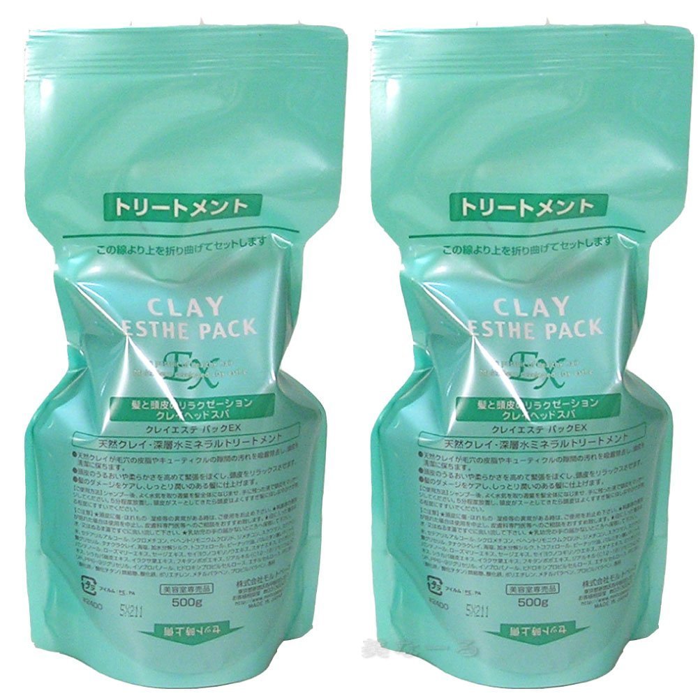 Moltobene Clay Esthe Pack EX Hair Treatment 500g Refill