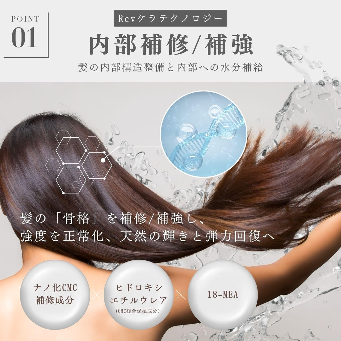 my+p Hair Milk Leave-In Treatment 1000ml with Mimosa Floral Scent