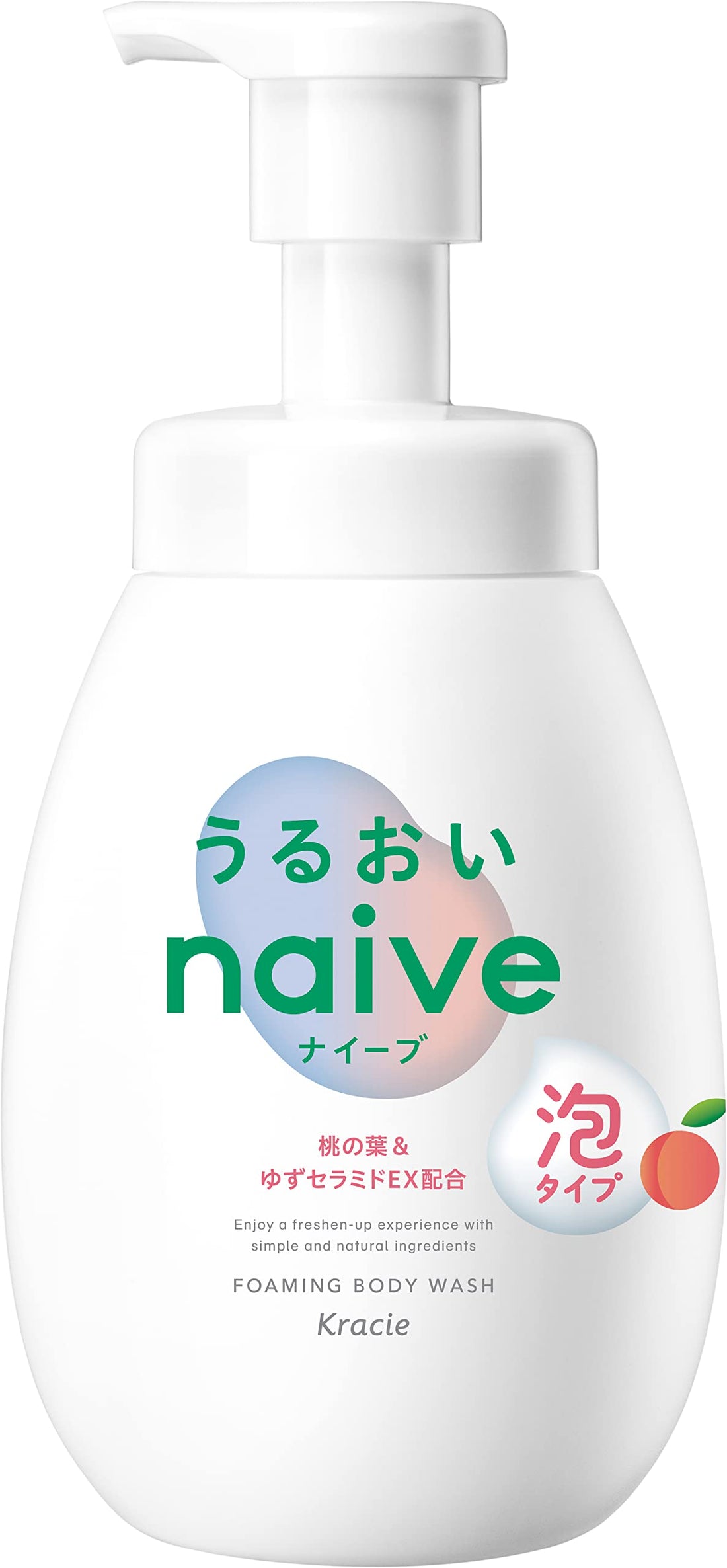 naive ナイーブ 泡で出てくる ボディソープ 【うるおいタイプ】 ポンプ 600ml | ボディーソープ ボディウォッシュ 石鹸 石けん せっけん 子供 キッズ ベビー ソープ