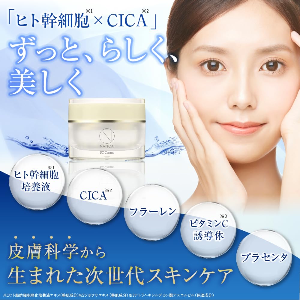NANOA Crème Hydratante avec Cellules Souches 30g