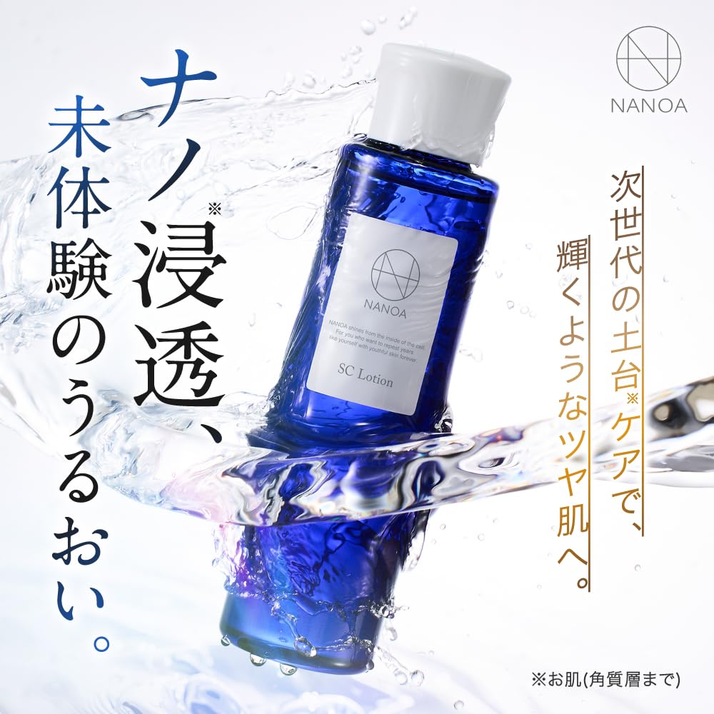 NANOA Lotion Toner with Human Stem Cells 150ml for Japanese Skincare