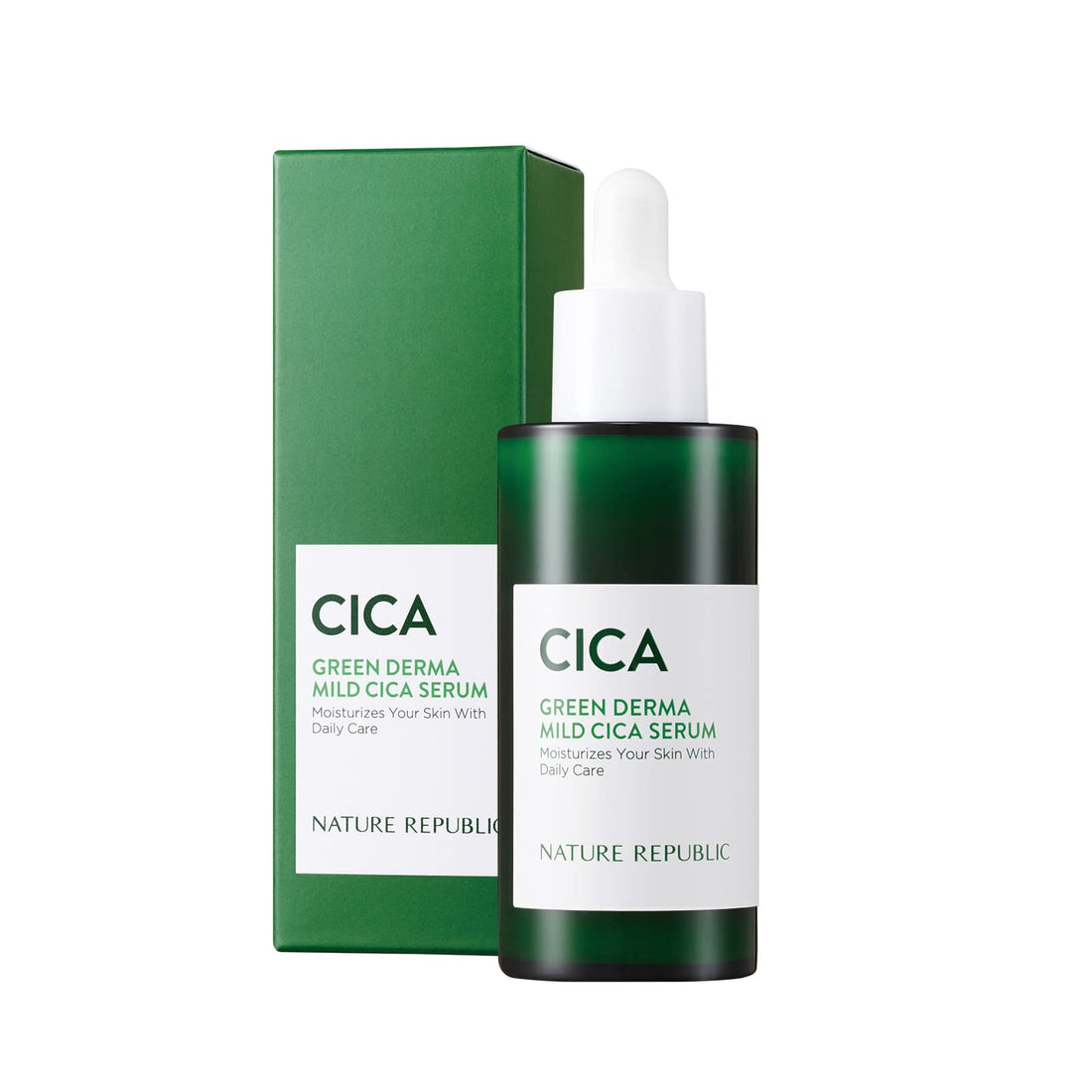 NATURE REPUBLIC Green Derma CICA Serum 50ml Hydrating Gel Formula