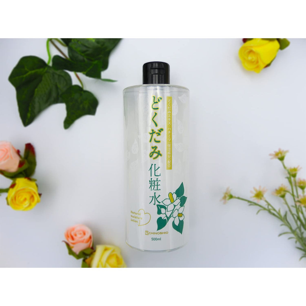 Chinoshiosha Dokudami Lotion (Bihada Lotion C), Moisturizing, Clear, Fragrance-Free 500ml, 1 Bottle