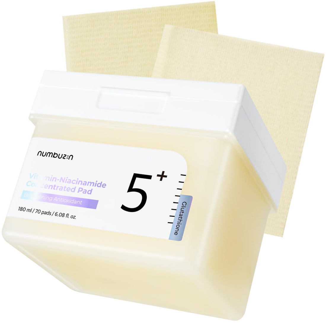 numbuzin 5 White Glutathione C Film Pad 70 Sheets for Japanese Skincare