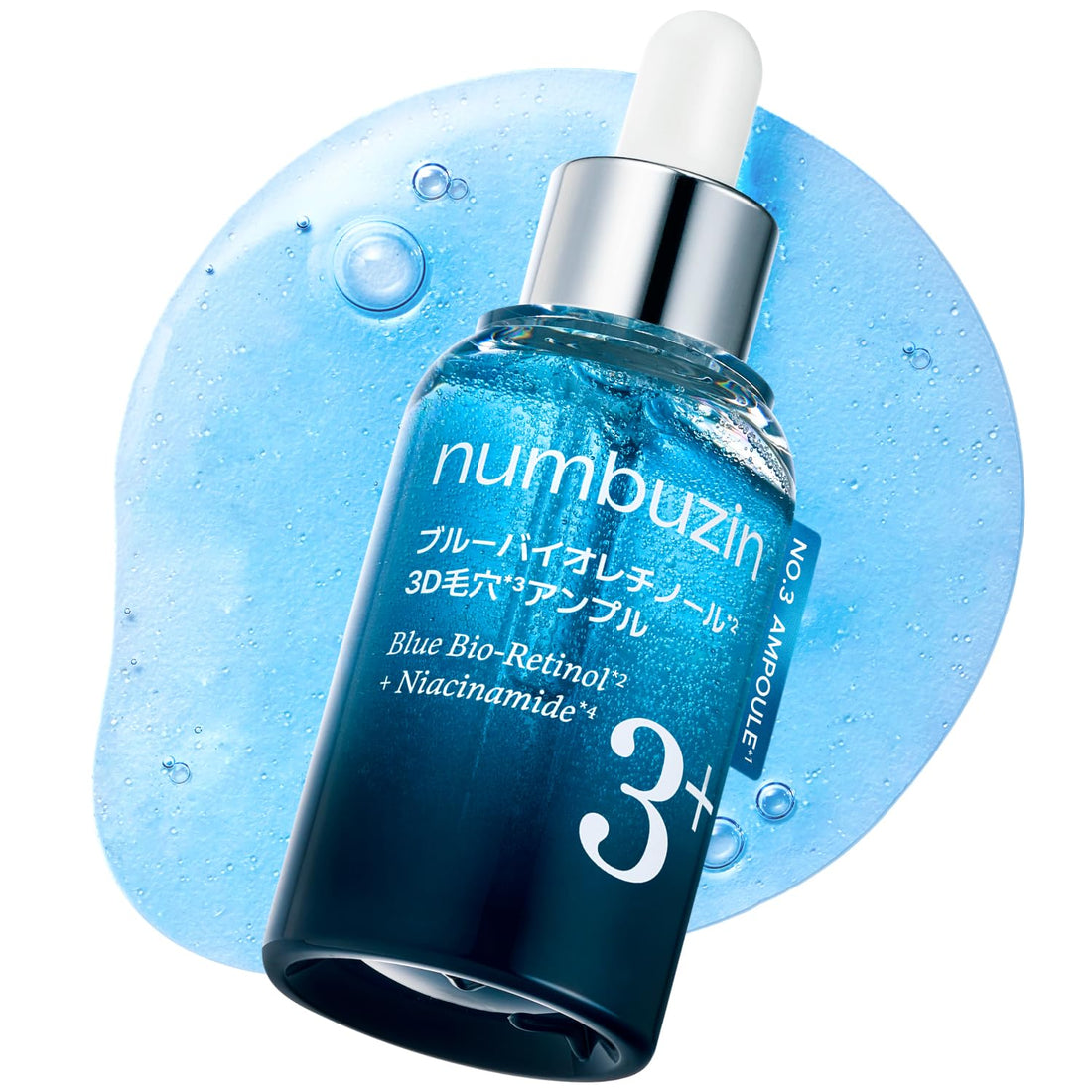 numbuzin Blue Bio Retinol 3D Pore Ampoule 30ml Japanese Skincare