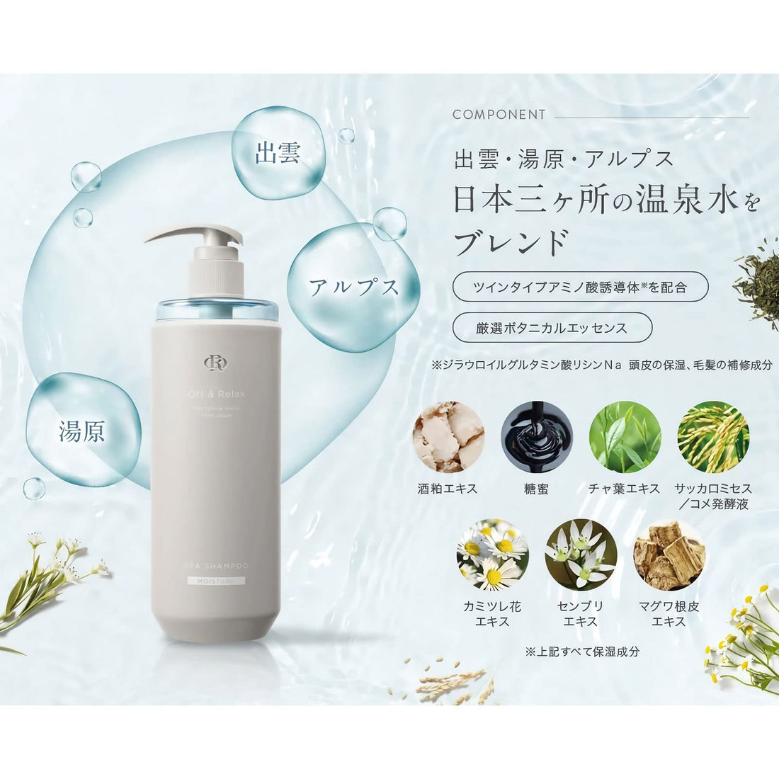 Off&Relax Moisture Hair Mask Treatment Set for Damaged Ends