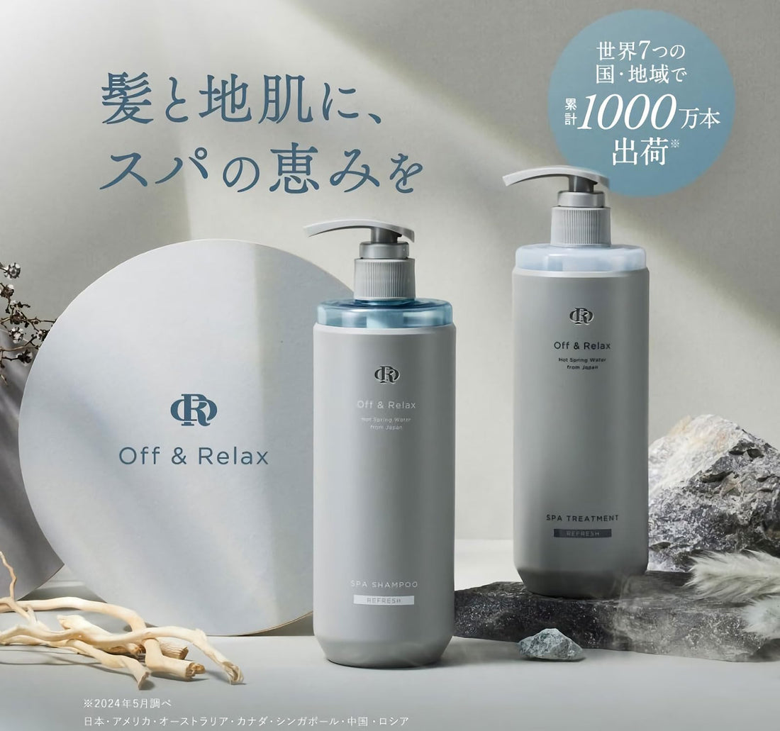 Off&Relax Refreshing Shampoo 460ml with Cassis and Lily of the Valley Scent