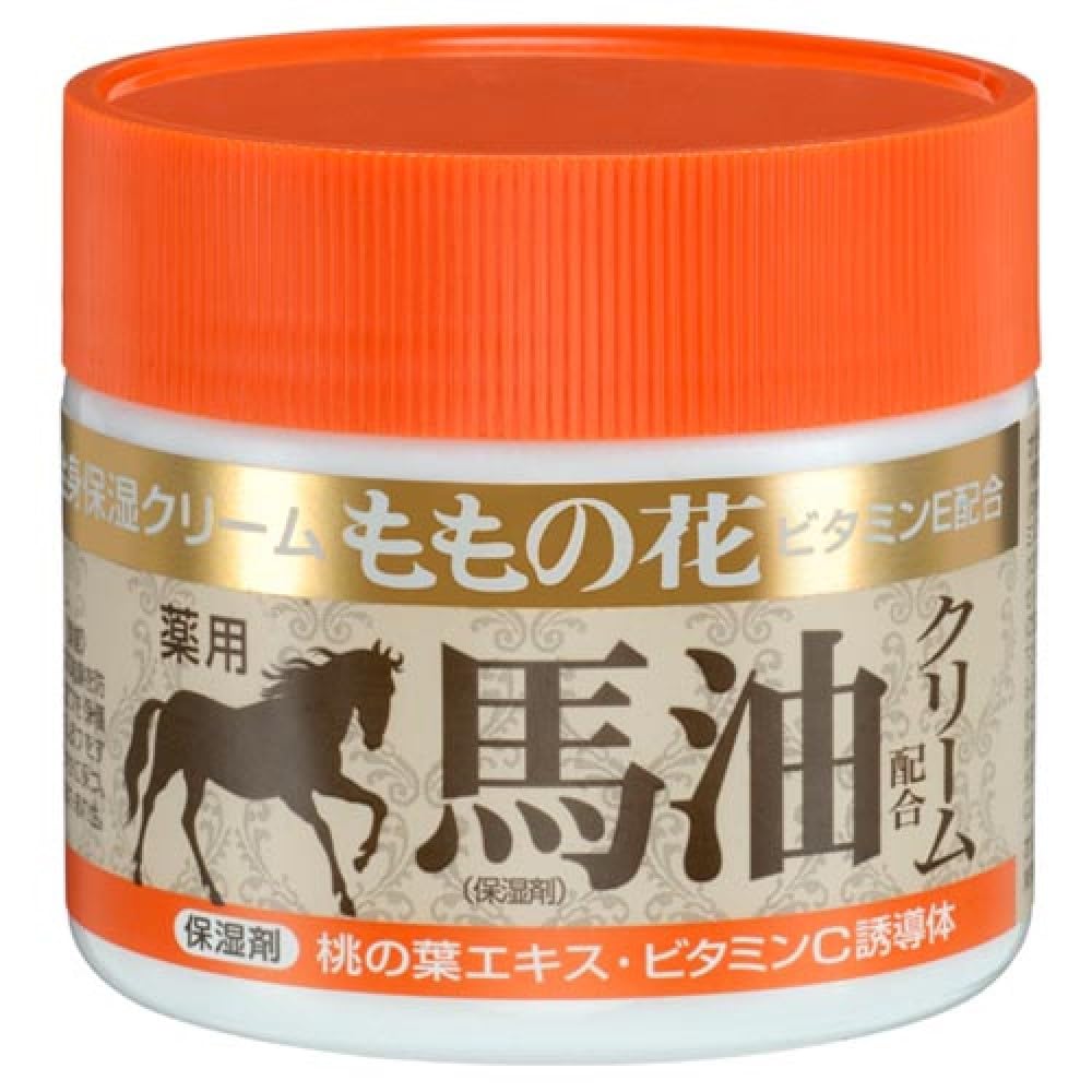 Original Peach Blossom Oil Cream with Horse Oil 70g for Japanese Skincare