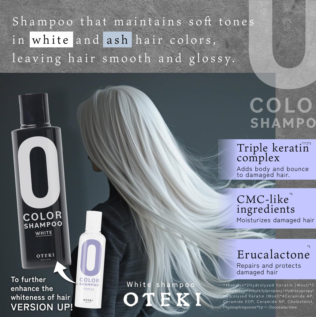 OTEKI Shampoo Violet 200ml pour un Éclat Éblouissant