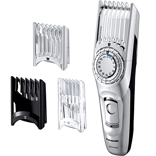 Panasonic Hair Clipper for Short Hair Rechargeable Silver ER-GC74-S