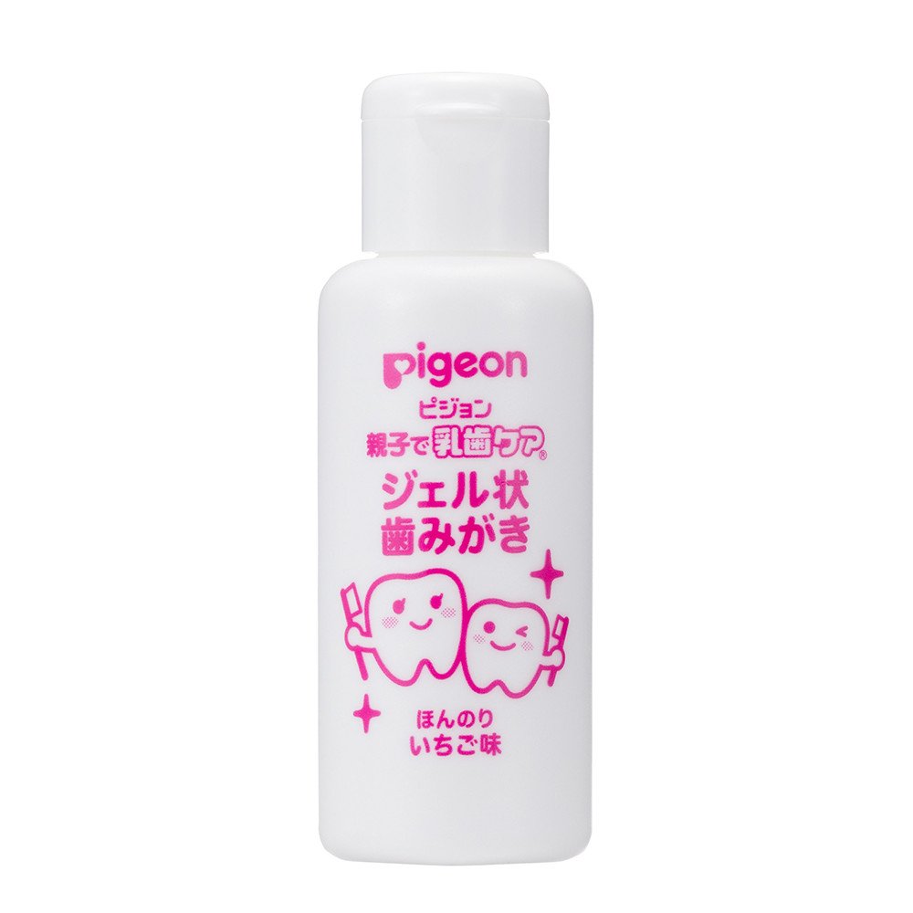Pigeon Parent and Child Baby Teeth Care Toothpaste Gel, Strawberry Flavor 40ml