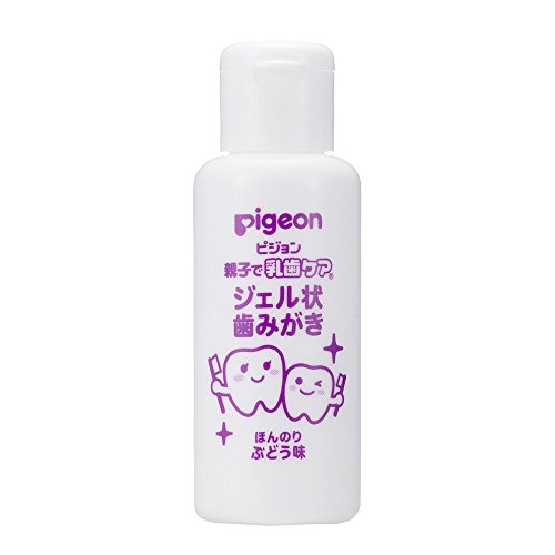 Pigeon Parent-and-Child Baby Tooth Care Gel Toothpaste, Grape Flavor 40ml
