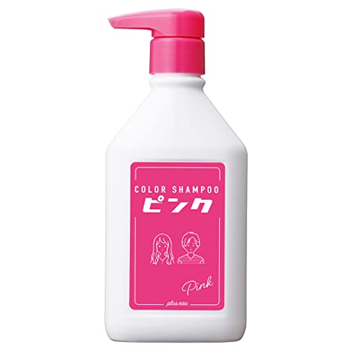 plus eau Color Shampoo for Bleached Hair Pink 280ml with Fruity Floral Scent