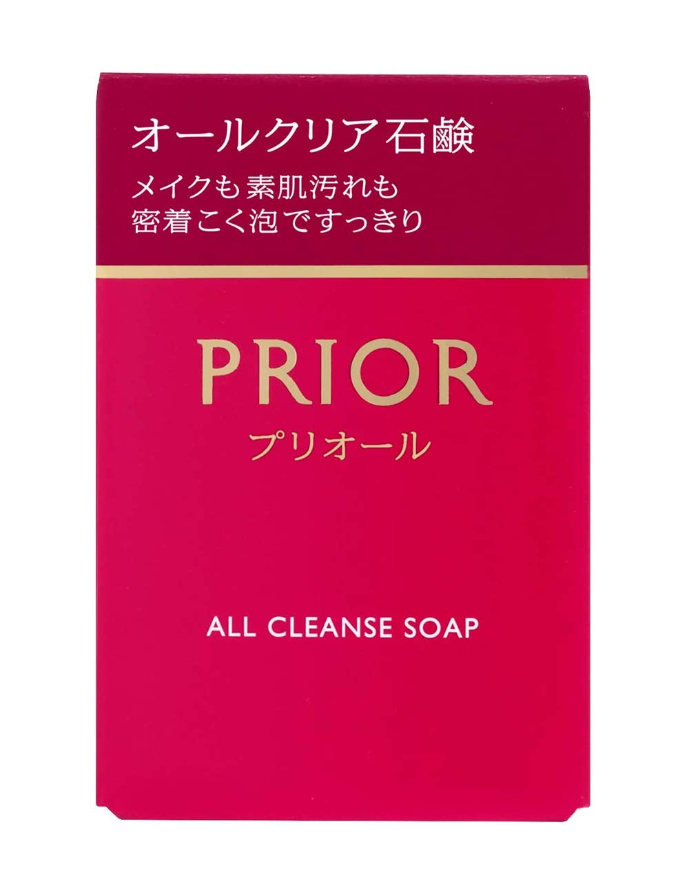 PRIOR All Clear Soap Cleansing Facial Wash 100g for Japanese Skincare
