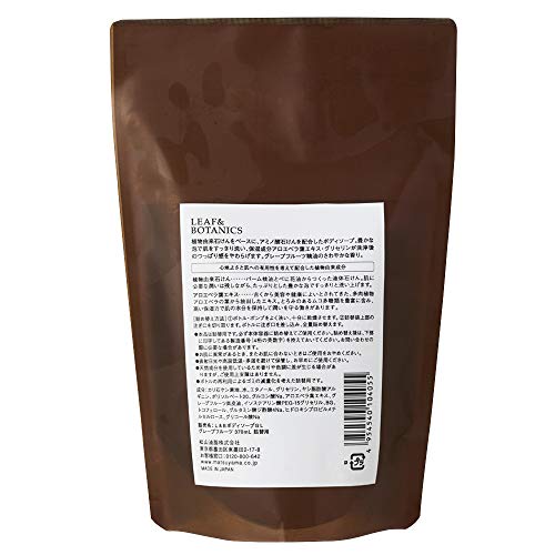 Leaf & Botanics Savon pour le corps au pamplemousse, recharge 370mL (x 1)