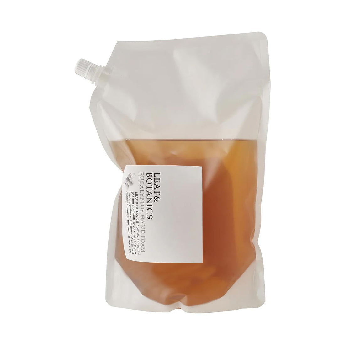 Leaf & Botanics Savon mousse pour les mains à l’eucalyptus, recharge 1200mL