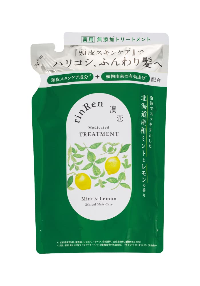 rinRen Mint Lemon Hair Treatment Refill 300mL