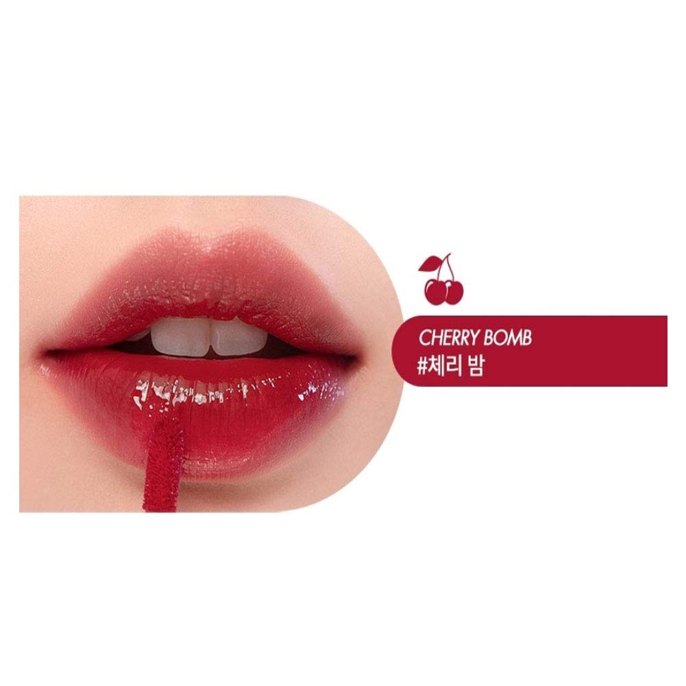rom&nd Juicy Lasting Tint Cherry Bomb 1 Piece for Vibrant Lips