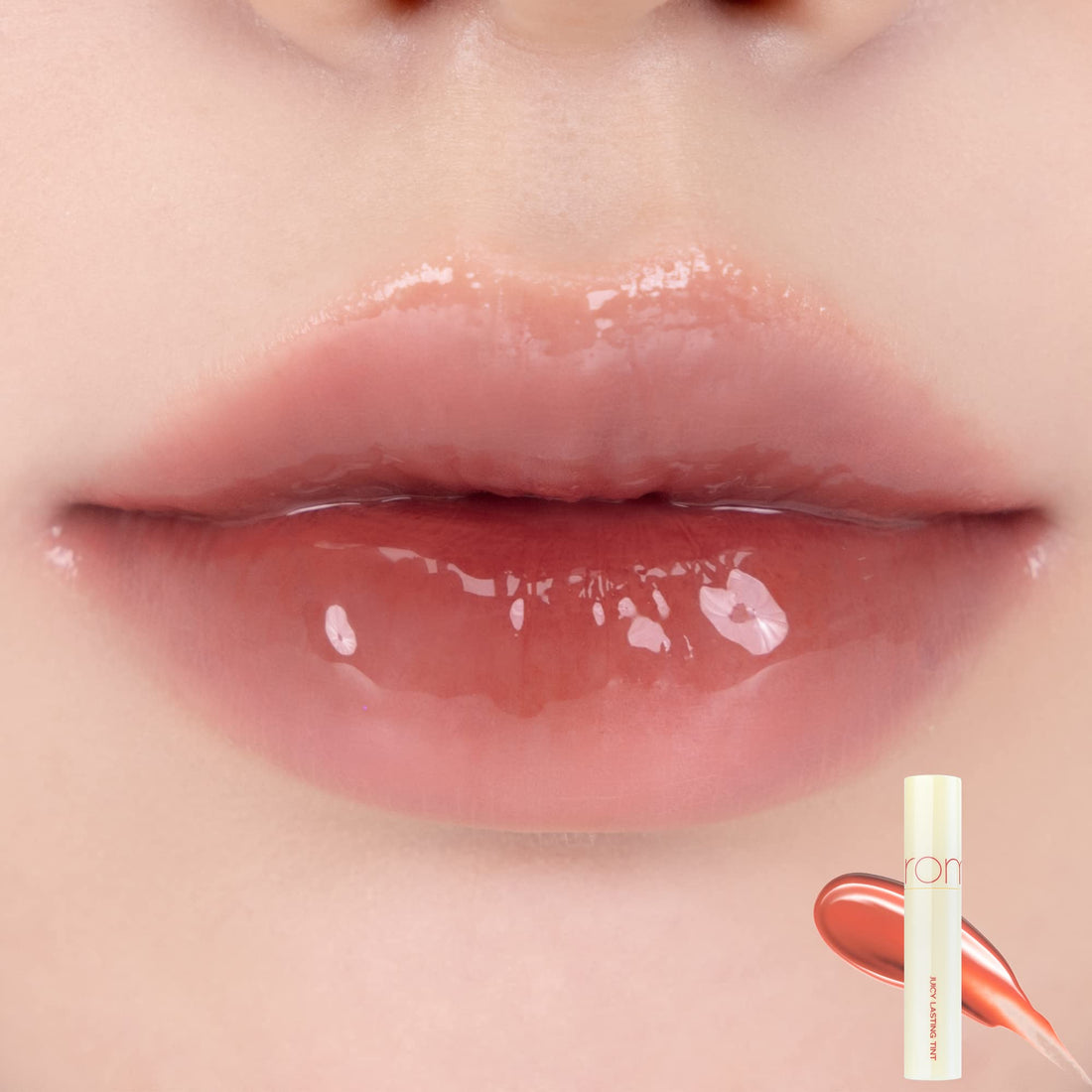rom&nd JUICY LASTING TINT Long-lasting Lip Color in Papaya Jam