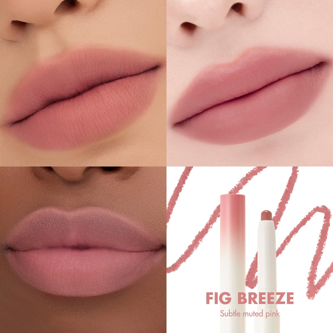 rom&nd Lip Mate Pencil Fig Breeze for Effortless Lip Color